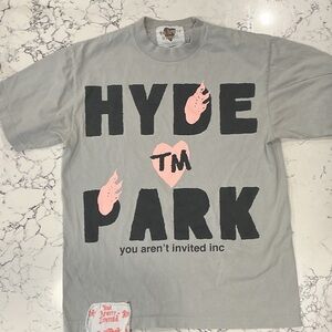Hype Gray and Pink Graphic Tee